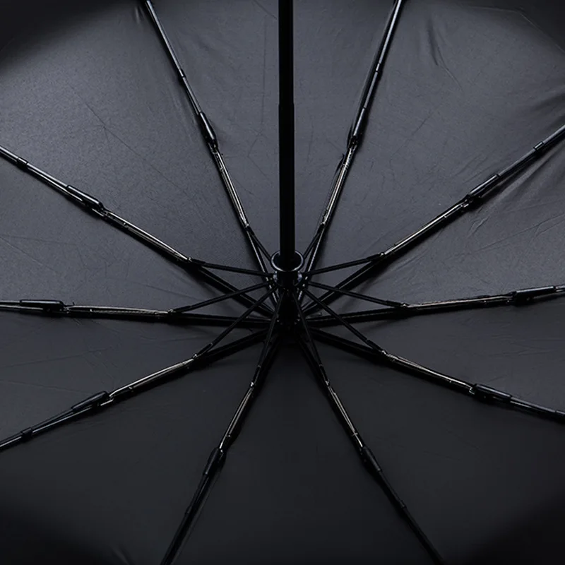 

YADA 10K Purple Stripe Automatic Umbrella Clear Folding Umbrellas For Women Men Anti-UV Lovely Rain PU Handle Umbrella YD200022