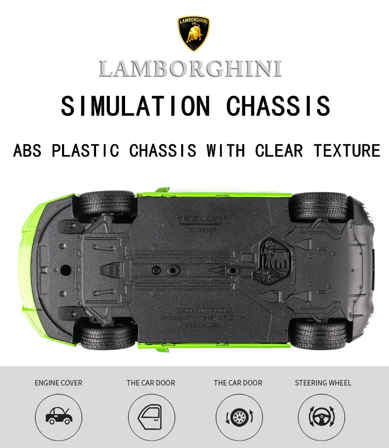 welly 1:24 Lamborghini LP610-4 car alloy car model simulation car decoration collection gift toy Die casting model boy toy