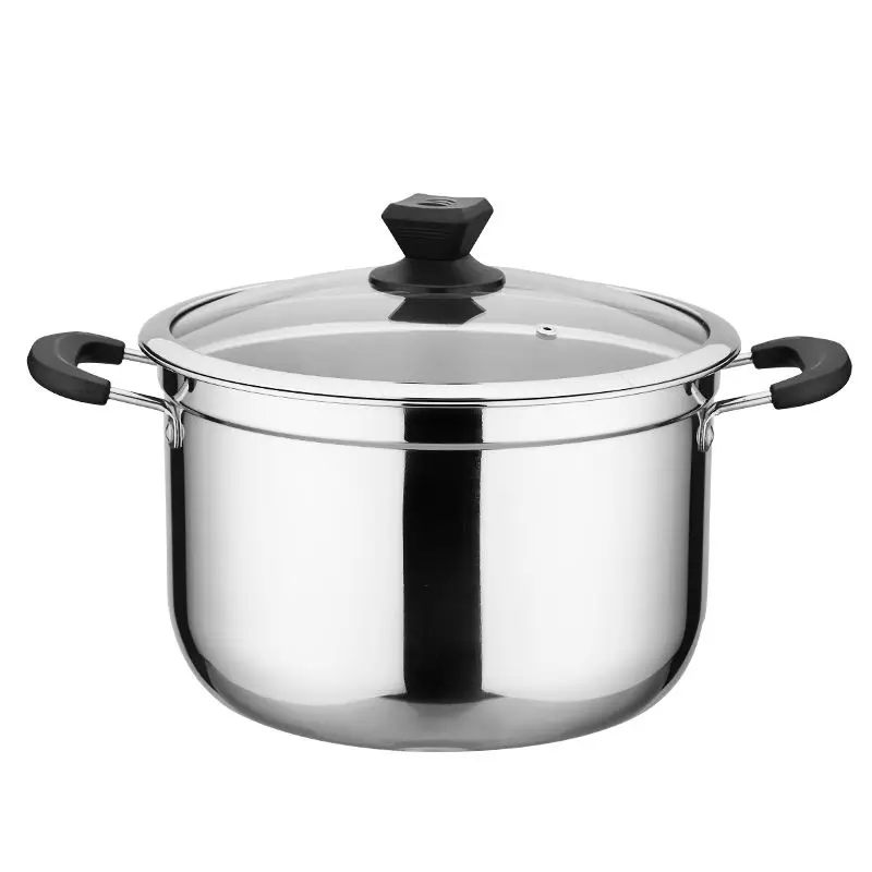 Кастрюля для супа из нержавеющей стали пароварка использования большая емкость