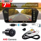 Koorinwoo Авто 2,4G беспроводной Bluetooth Mp5 зеркальный монитор TFT дисплей USBSD слот Мини CCD Автомобильная камера заднего вида Парковка