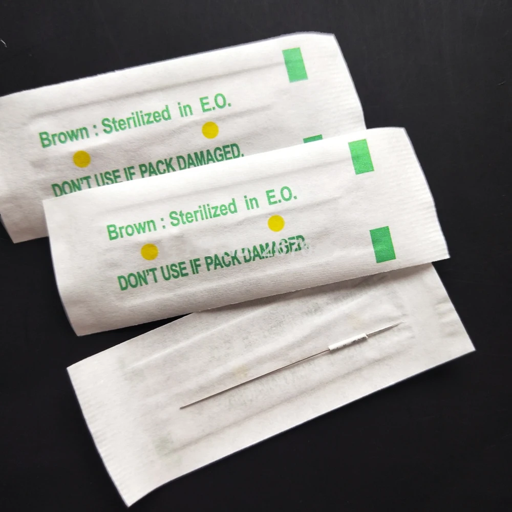 50 шт. иглы 3RL и традиционные машинные колпачки для перманентного макияжа подводка