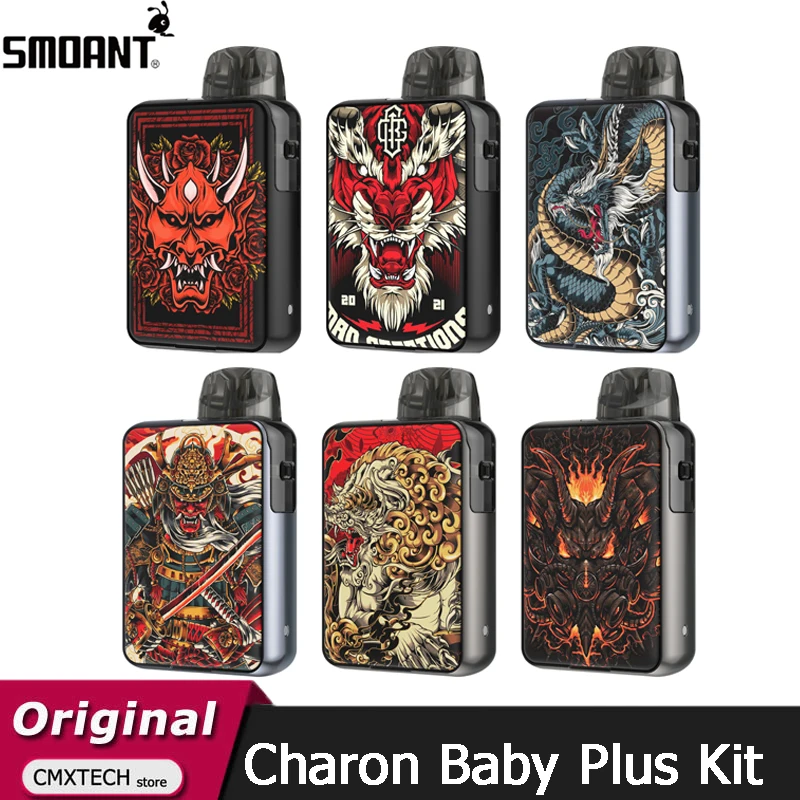 Оригинальный набор Smoant Charon Baby Plus 3 5 мл картридж под 1000 мАч 35 Вт вейп подходит для