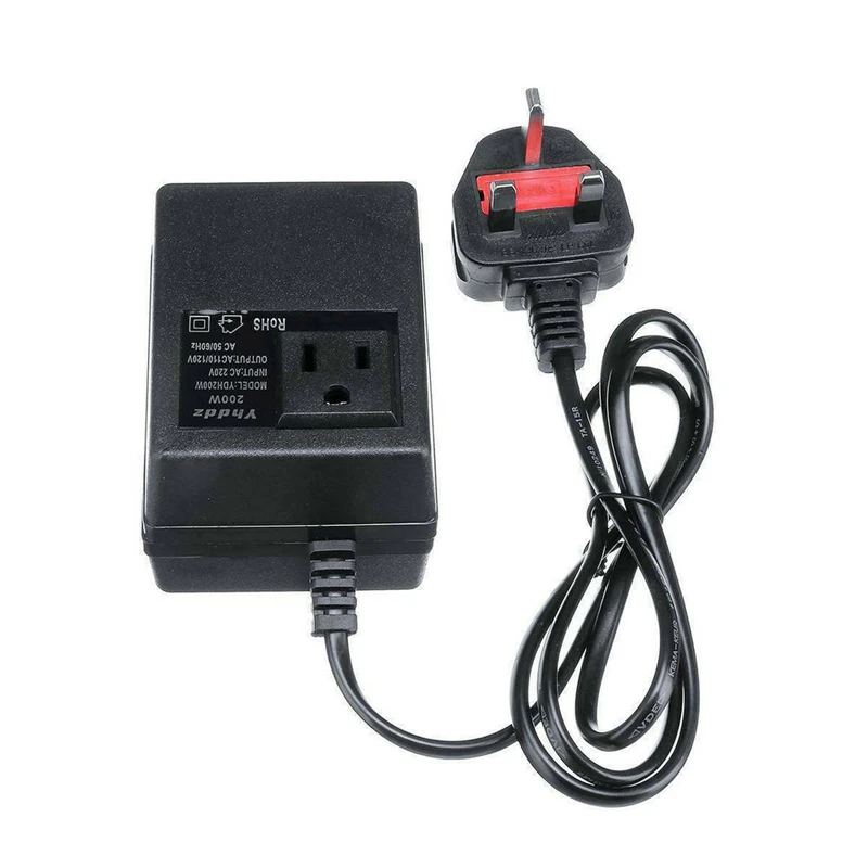 1 шт. 220V до 110V Шаг вниз источник питания для путешествий с Напряжение