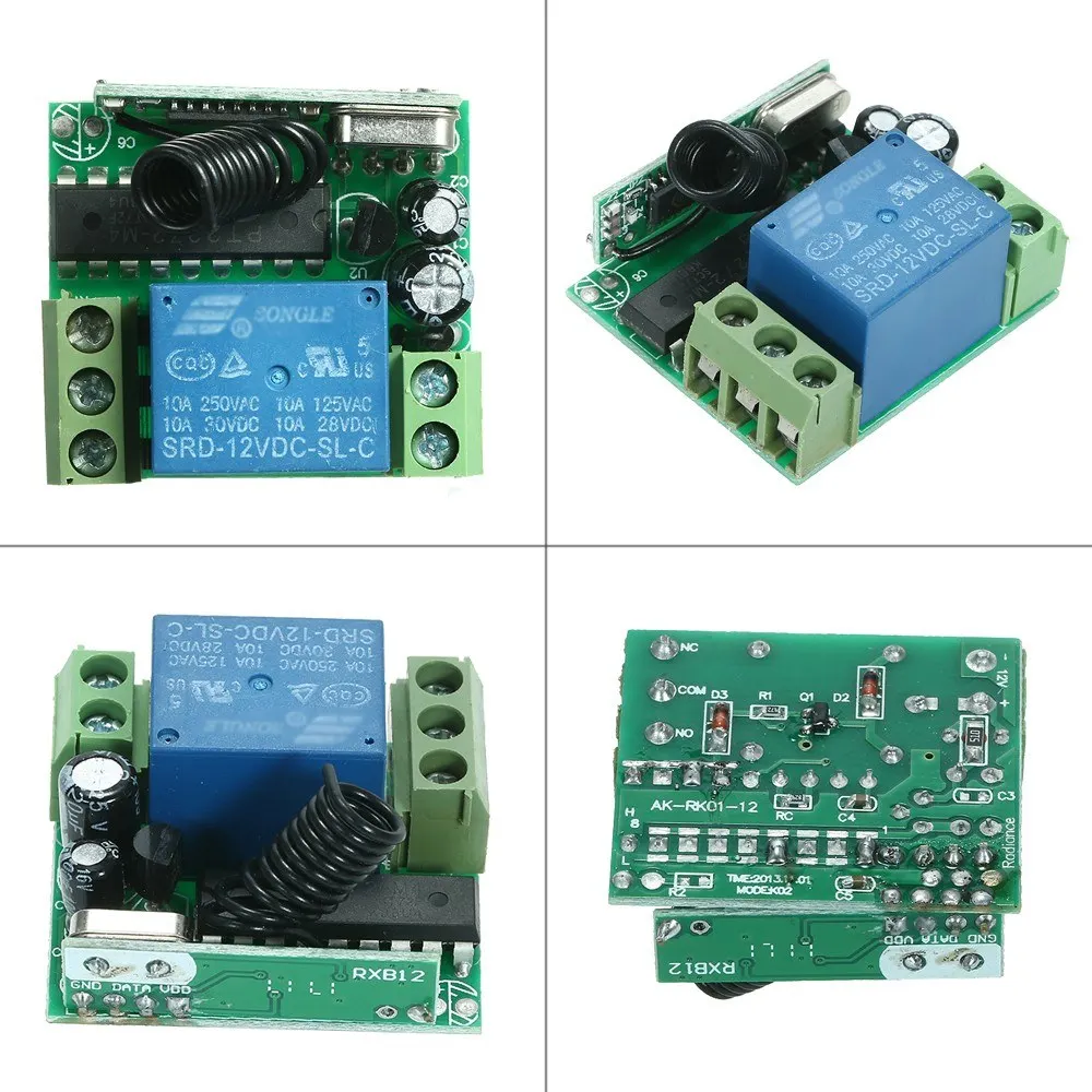 

Smart Home Wireless Remote Control Relay Receiver Transmitter Universal Switch