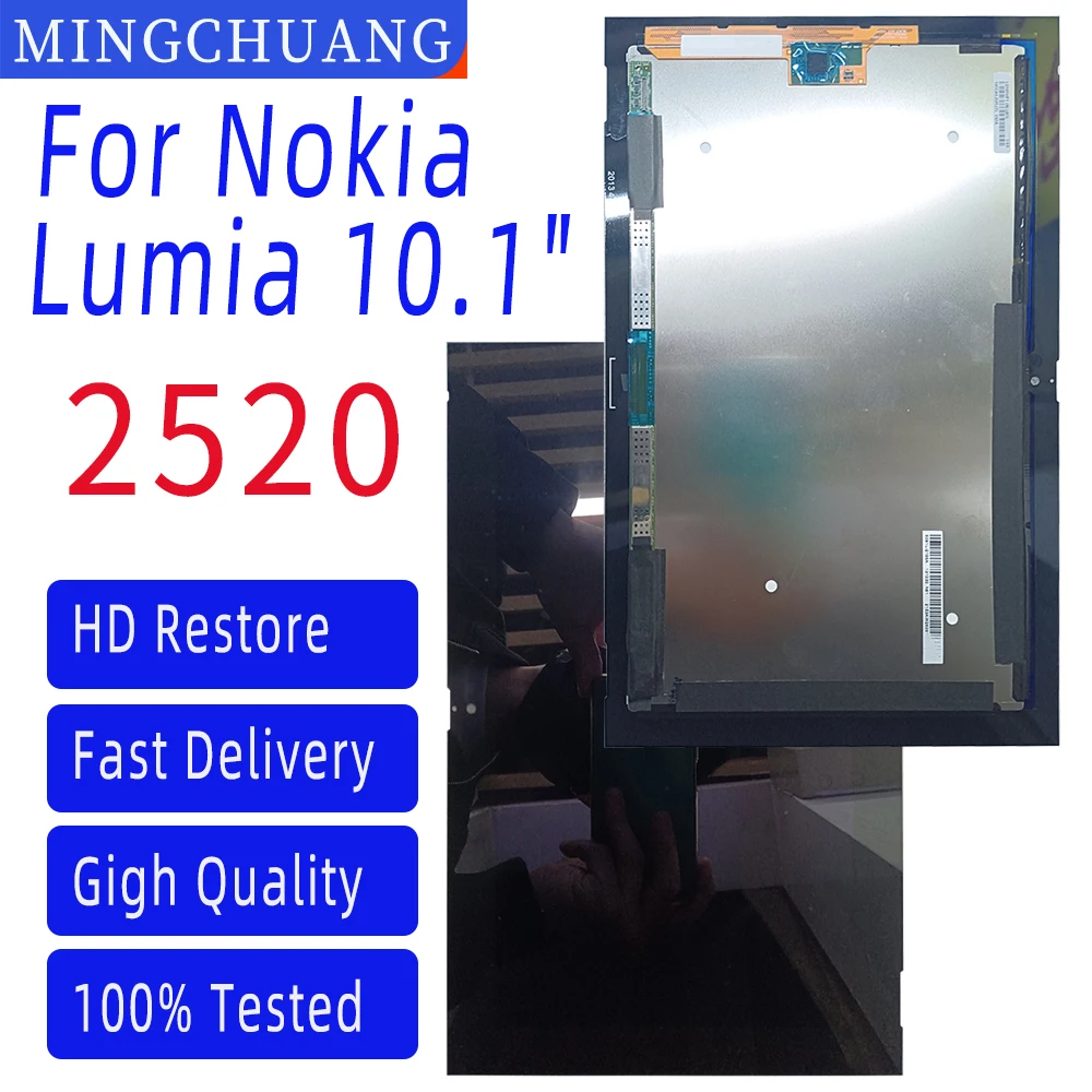 Новый планшетный ПК 10,1 дюйма для Nokia Lumia 2520, ЖК-дисплей, сенсорный экран, дигитайзер, сенсорная стеклянная панель в сборе, Запасная часть