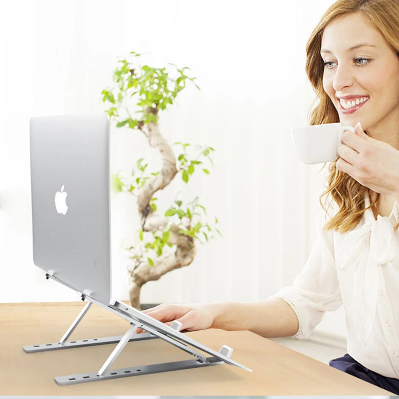 Регулируемая подставка для ноутбука MacBook Air под 13 дюймов с 7 отверстиями складная