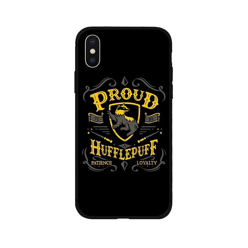 Magic school Gryffindor мягкий силиконовый черный чехол для телефона iPhone11 pro 5 5S se 6 6s 7 8 plus X Xs XR max - Цвет: 1835