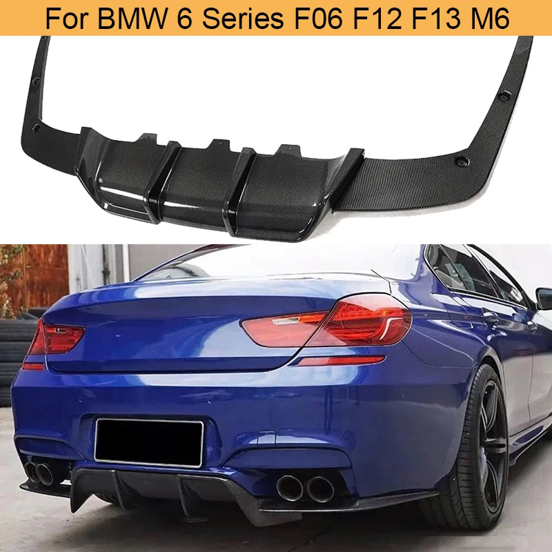 6 Подставка тренога из углеволокна серия заднего бампера для BMW F06 F12 F13 M6 2012 2016 640i