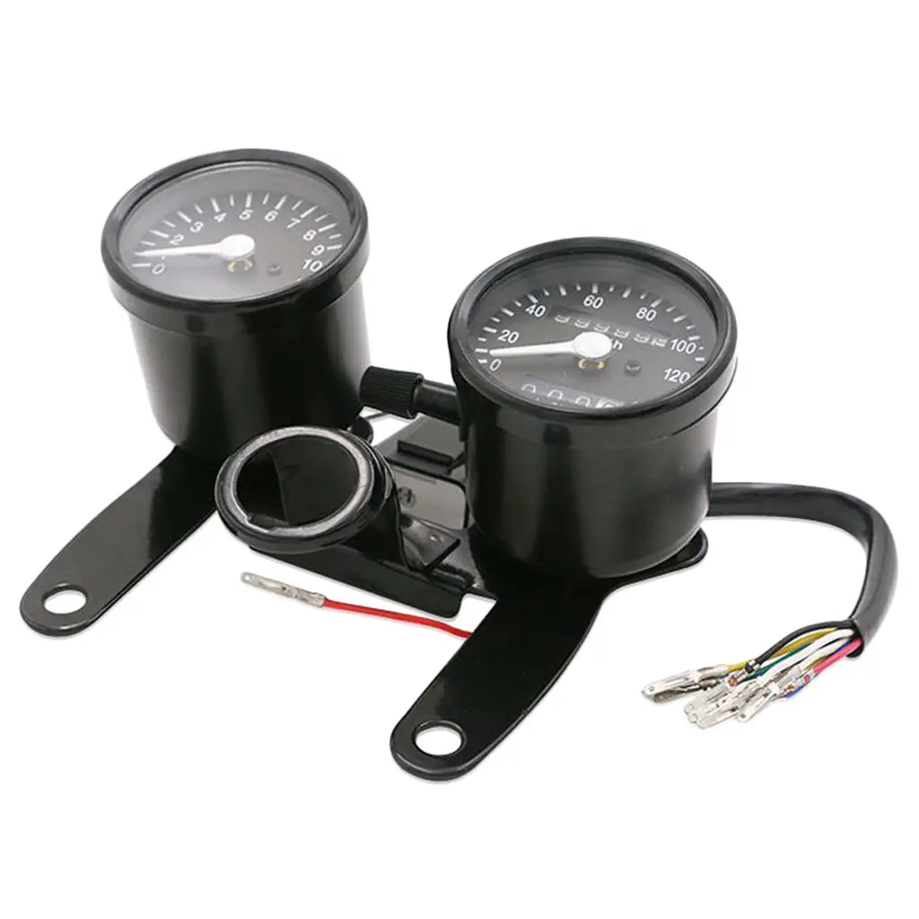 Мотоциклетная версия спидометр и Тахометр со светодиодной подсветкой для Honda CG125