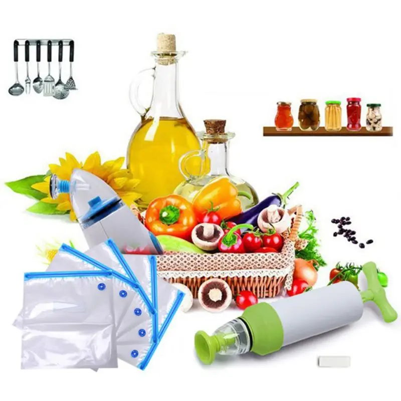 Вакуумный упаковщик вакуумные пакеты для хранения продуктов с насосом