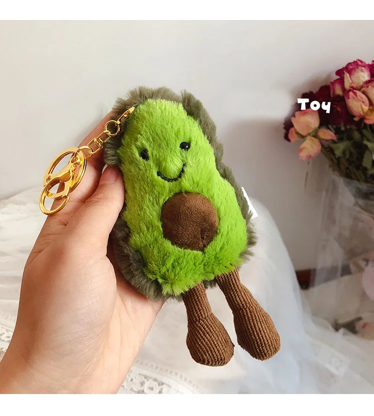 Мягкие каваи авокадо плюшевые фрукты игрушки мультфильм кулон брелок Lucky Doll детские игрушки дети подарок игрушки