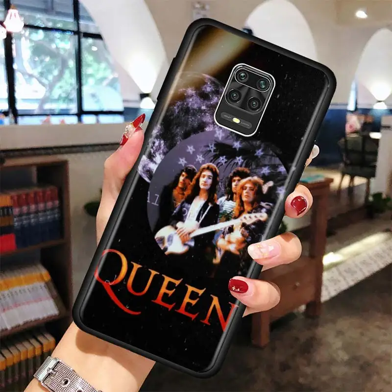 

Freddie Mercury Queen band Case For Xiaomi Redmi Note 10 Pro Max 9 8 7 Cover For Redmi K40 Pro Plus 9 Power 9A 9C 9T Shell