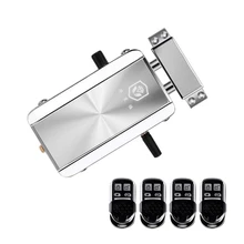 HFES Home Door Lock Kit Remote Control Keyless Entry Electronic Lock Smart Wireless Anti-Theft Deadbolt Access Control System fo