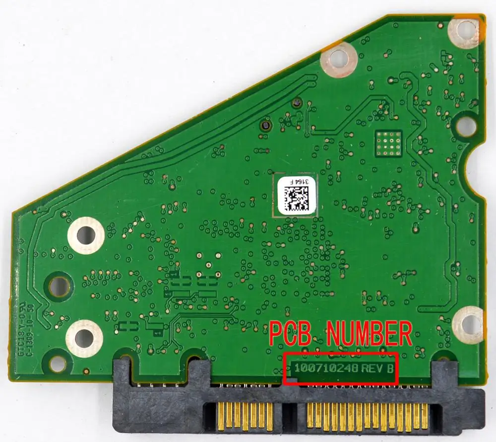 Запчасти для жестких дисков PCB Логическая плата печатная 100710248 Seagate 3 5 SATA hdd