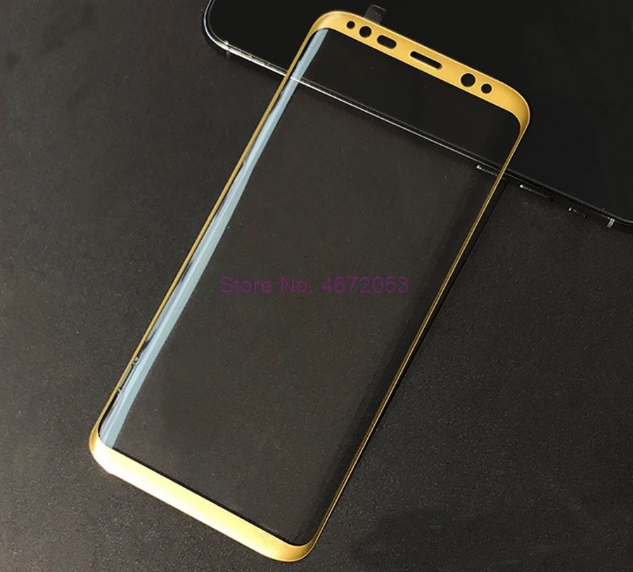 500 шт 6D полностью изогнутая Защитная пленка для экрана закаленное стекло samsung Galaxy