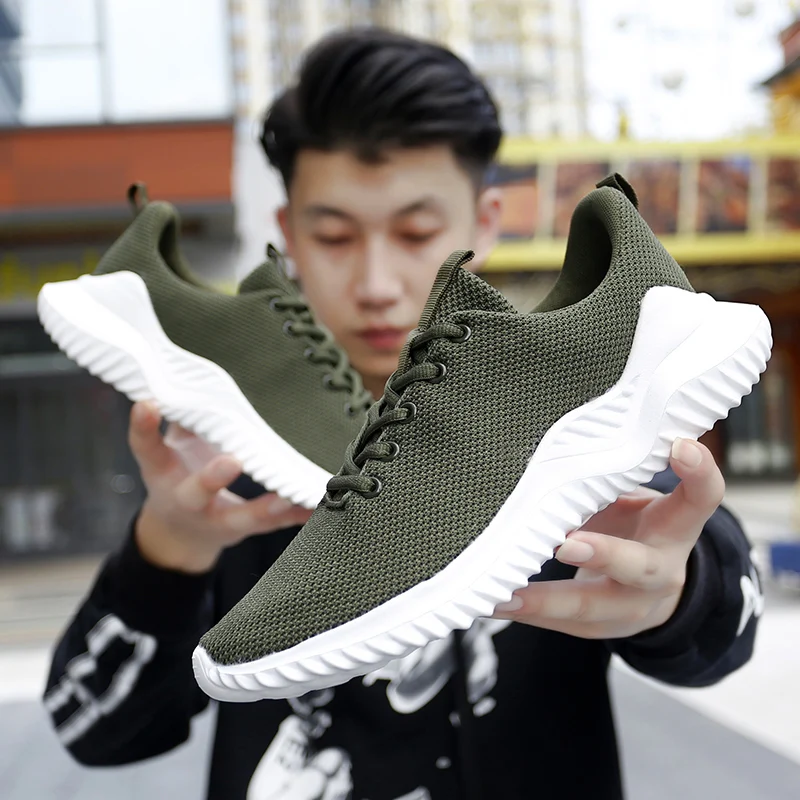 

Large size 47 men's shoes autumn Alpha coconut flying woven breathable thin casual sports running shoes old shoes ins tide 46