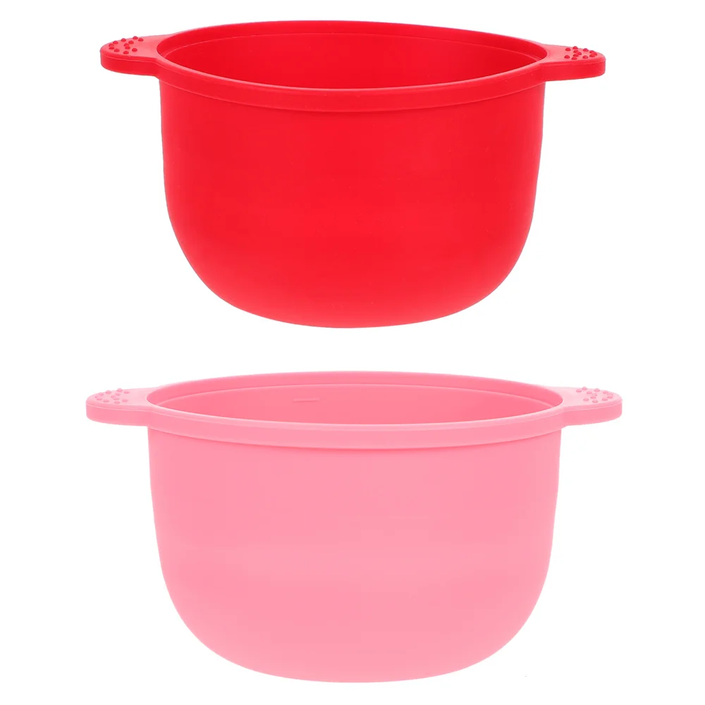 2 шт. восковые нагреватели запасной горшок силиконовые чаши для удаления волос |