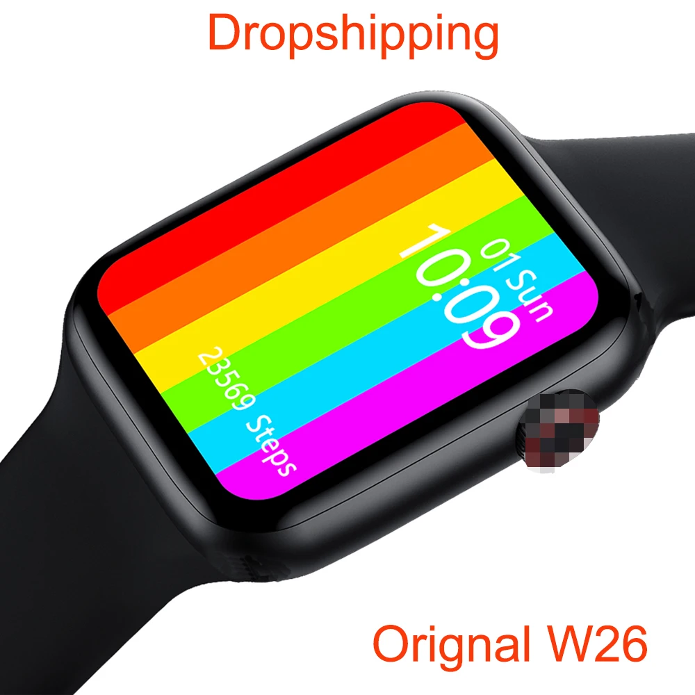 

2020 Смарт-часы для мужчин и женщин IWO W26 Bluetooth Вызов термометр ЭКГ Смарт-часы фитнес-трекер артериального давления часы PK IWO 12 13