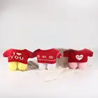 30 см милый разноцветный узор Красный Санта-Клаус желтая одежда Плюшевые аксессуары Игрушка для девочек утка подарок на день рождения куклы I4h8