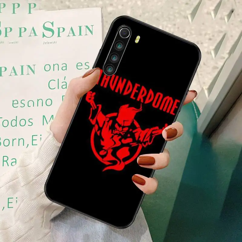 

Thunderdome Hardcore Black TPU Phone Case For Redmi 7 8 9 A K20 30 Pro Note 8 9 Pro 9s