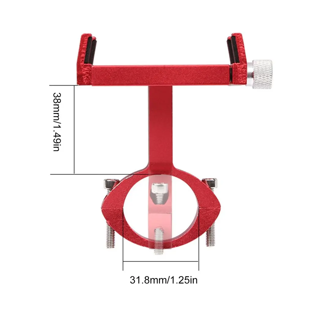 

Mobile Phone Holder Mount Bicycle Phone Navigation Fixed Bracket Moto Handlebar Aluminum Alloy for Phone GPS