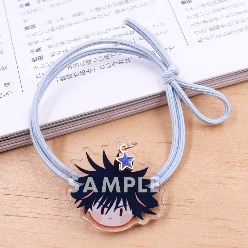 

Anime Jujutsu Kaisen Fushiguro Megumi Hairpins Hair Accessories Hair ring Japanese Double Ponytail Handmade Headwear Xmas Gifts