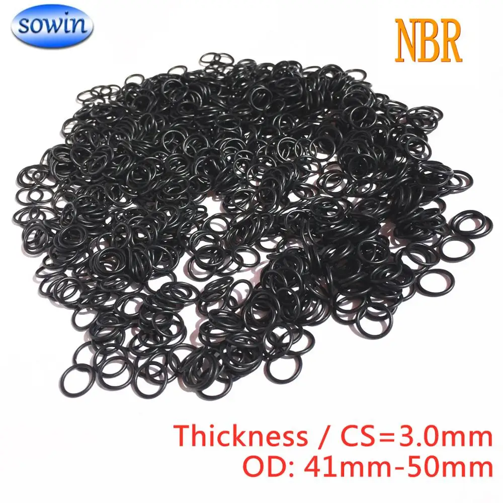 5 шт. уплотнительные кольца из нитрилового каучука толщина 3 0 OD41 42 43 44 45 46 47 48 49 50