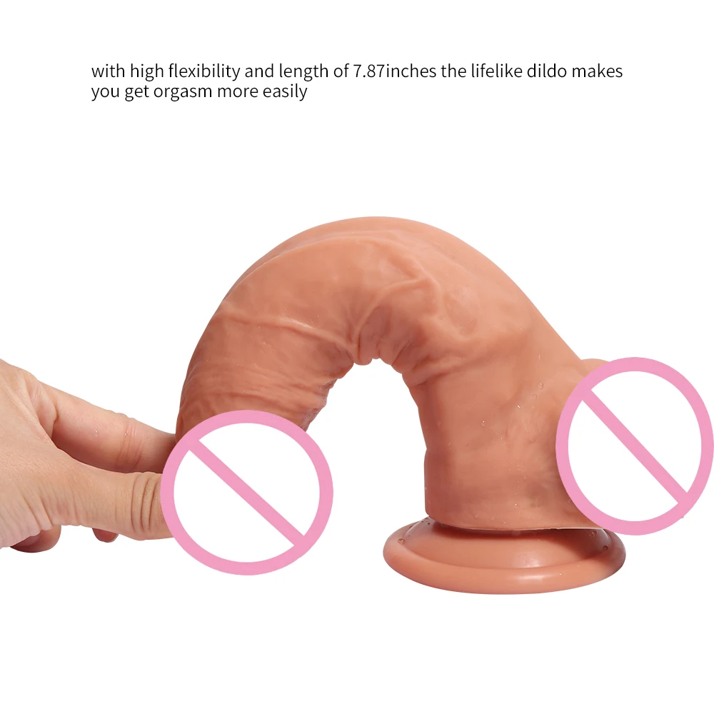 21*4 5 см Огромный дилдо кожу Реалистичная мягкий пенис утешение вибратор