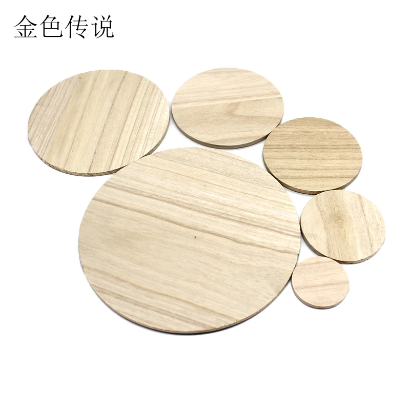 Фото 5 мм круглые доски paulownia толстые деревянные фишки DIY модель ручной работы материал 5 мм круглые доски paulownia толстые деревянные фишки DIY модель ручной работы материал