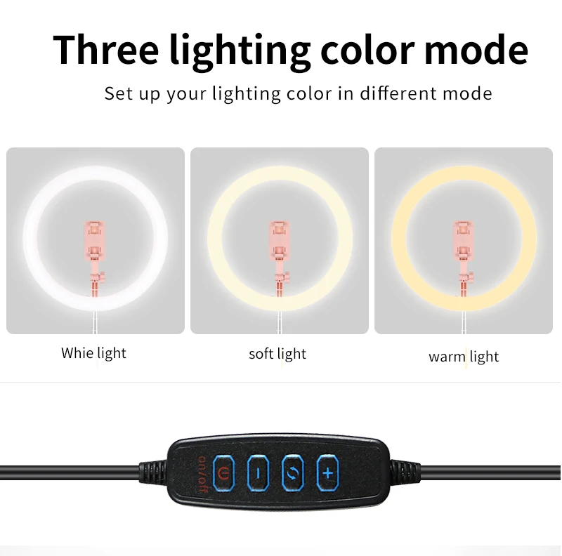 Лидер продаж мини кольцевой светильник 12-дюймовый светодиодный для фотосъемки