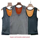 Мужская терморубашка, термобелье, мужской плотный теплый Приталенный жилет, осенне-зимнее удобное нижнее белье