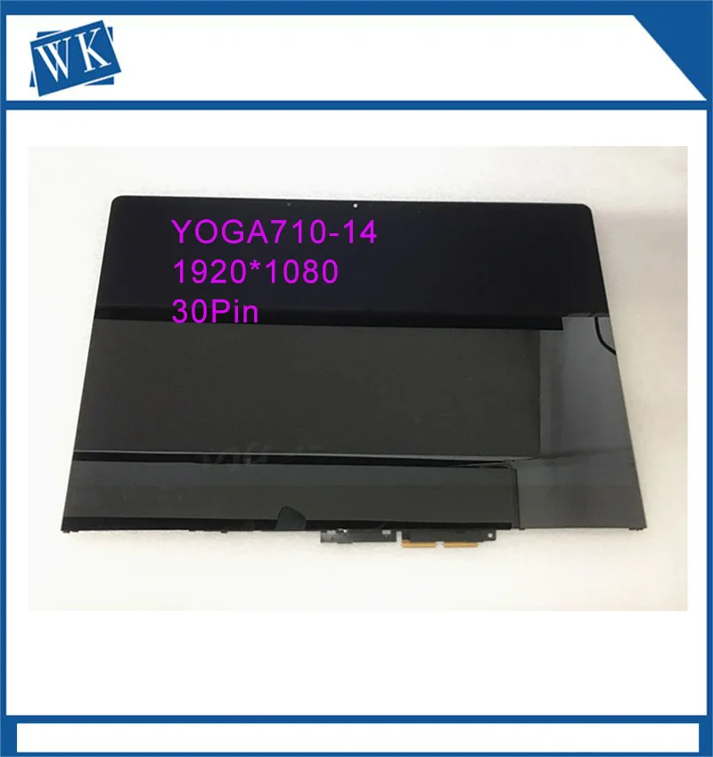 14-дюймовый сенсорный ЖК-экран в сборе для Lenovo Yoga710-14 Yoga 710 14 YOGA 710-14IKB 1920*1080