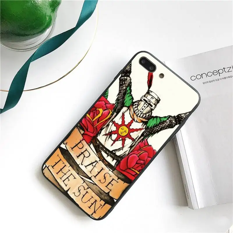 

Praise the Sun Dark Phone Case For iPhone 11 8 7 6 6S Plus 7 plus 8 plus X XS MAX 5 5S XR 12 11 Pro max se 2020 Funda Cover