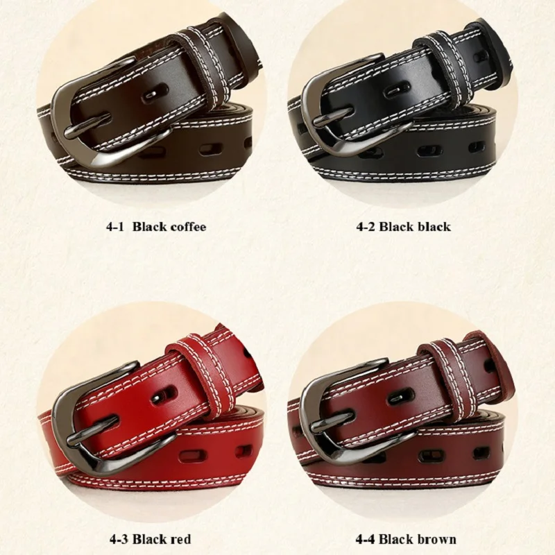 Женский ремень с пряжкой из натуральной кожи винтажные женские ремни