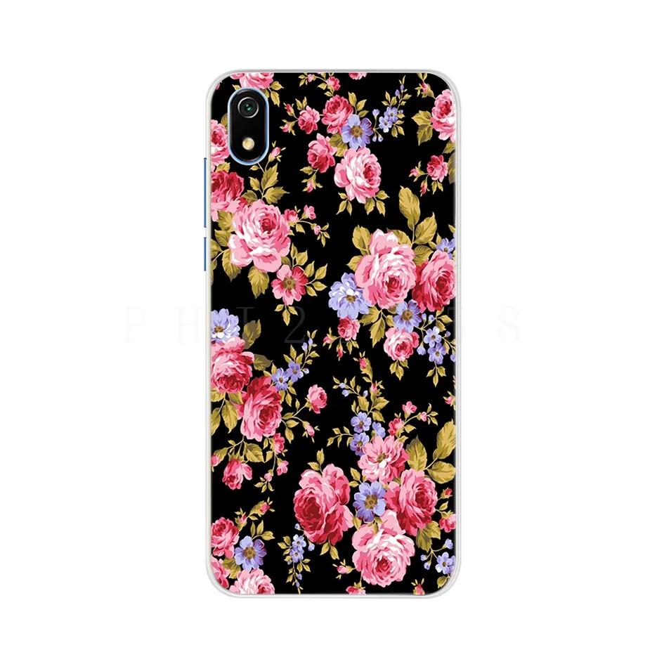 Dành Cho Xiaomi Redmi 7A Ốp Lưng Siilicone Mềm Mại Ốp Lưng TPU Cho Xiaomi Redmi 7A 7 Một Redmi7A Ốp Điện Thoại 5.45 ''Hình Mèo Dễ Thương Bao Ốp Lưng xiaomi leather case