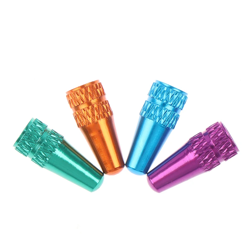 Бескамерный колпачок для велосипеда из алюминиевого сплава колес 4 шт. на клапан