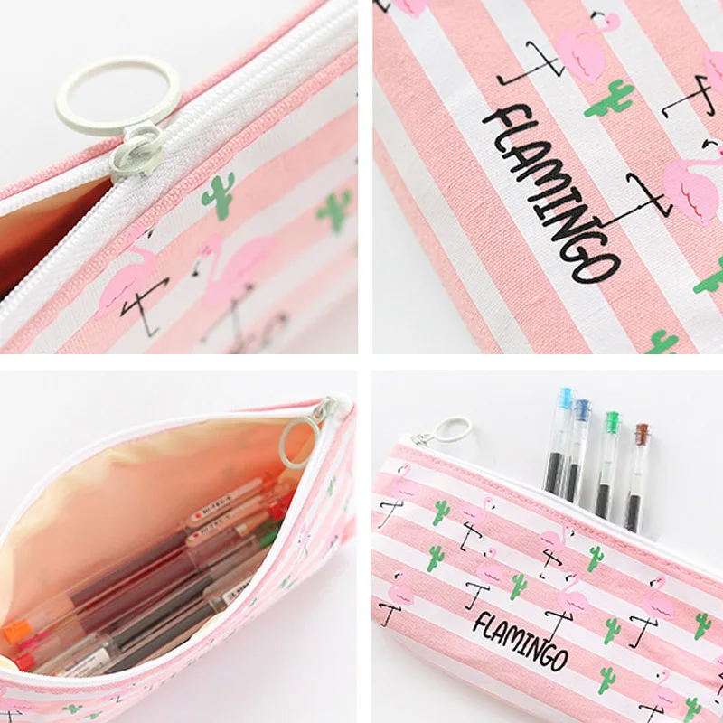 

Stationery Cartoon Animals Kid Gifts Kawaii Flamingo Pencil School Supplies Cute