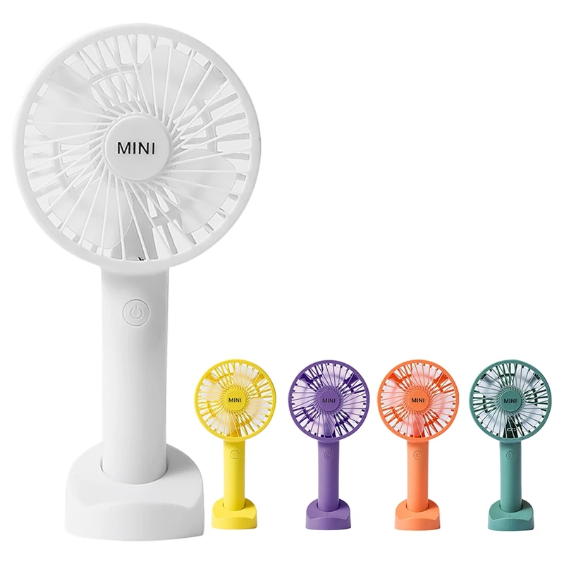 

Handheld Fan Mini Desktop USB Charging 3 Gears Adjustable Electric Fan
