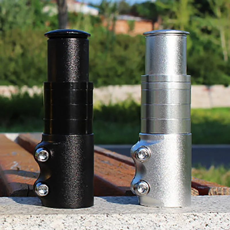 

Adjustable Handlebar Extender Aluminum Alloy Fork Stem Riser Bicycle Stem Increased Control Tube Extend Handlebar Stem Heighten