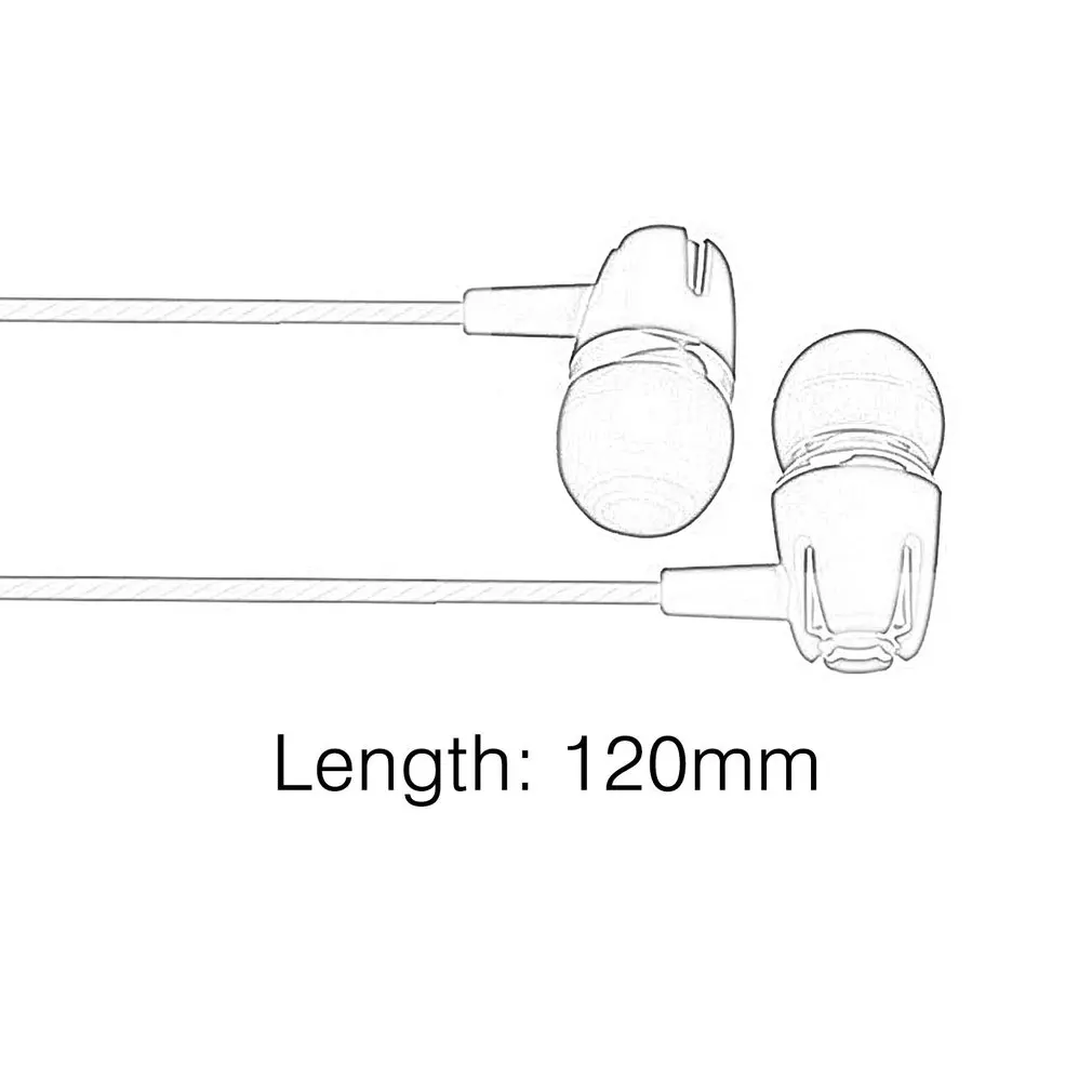 wired earphone electroplating bass stereo in ear earphone with mic handsfree call phone headset for android ios onleny 3 5mm 1 2 free global shipping