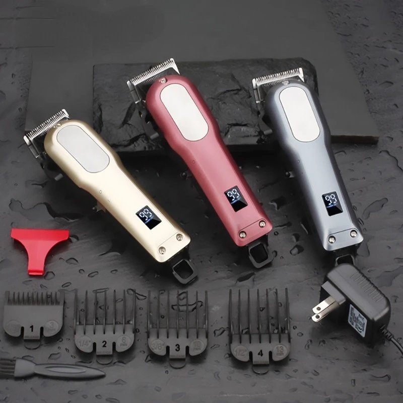

Electric Men's Hairdressing Scissors Charging Clippers Hair Salon Scissors Clippers Digital Display Hair Clippers Electric Hair