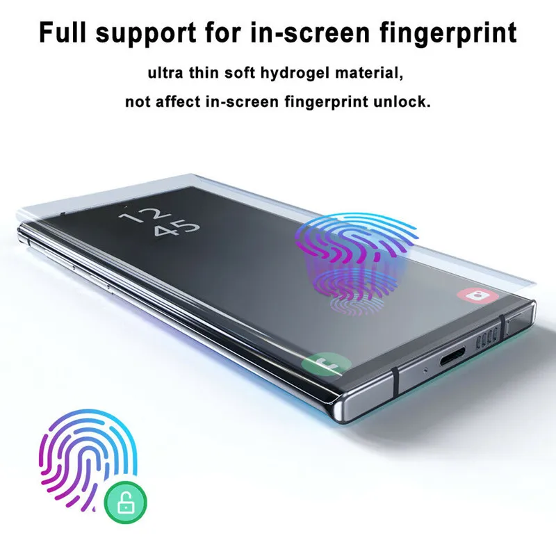 20D Гидрогелевая пленка для защиты экрана samsung Galaxy Note 10 pro гидрогель note 8 9 10pro мягкая