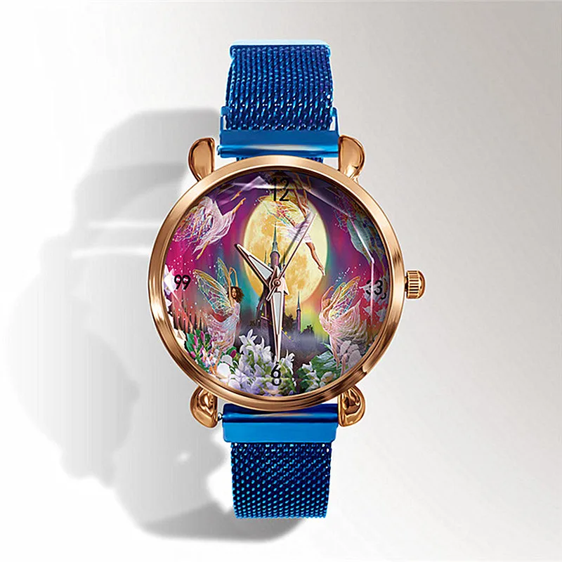 Часы наручные женские кварцевые с сетчатым браслетом модные роскошные Брендовые