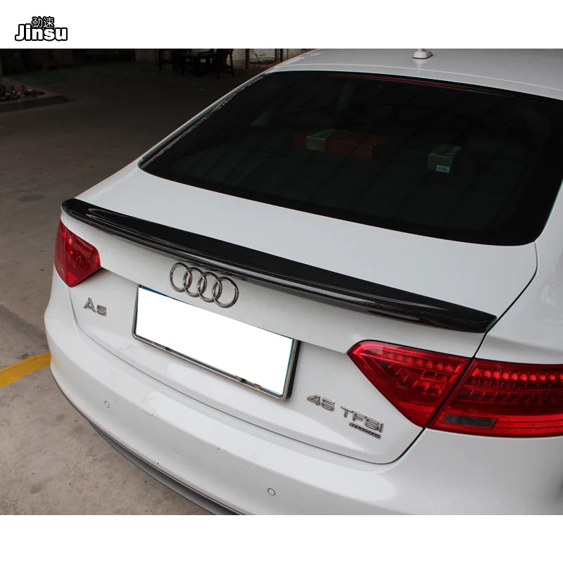 Стиль Caractere карбоновое волокно задний багажник спойлер для audi a5 sportback 2007 2016 CA