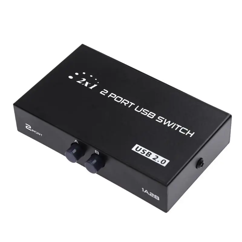 1А 2B 2 порта USB 0 Обмен коробка переключателя для компьютеров чтобы поделиться 1