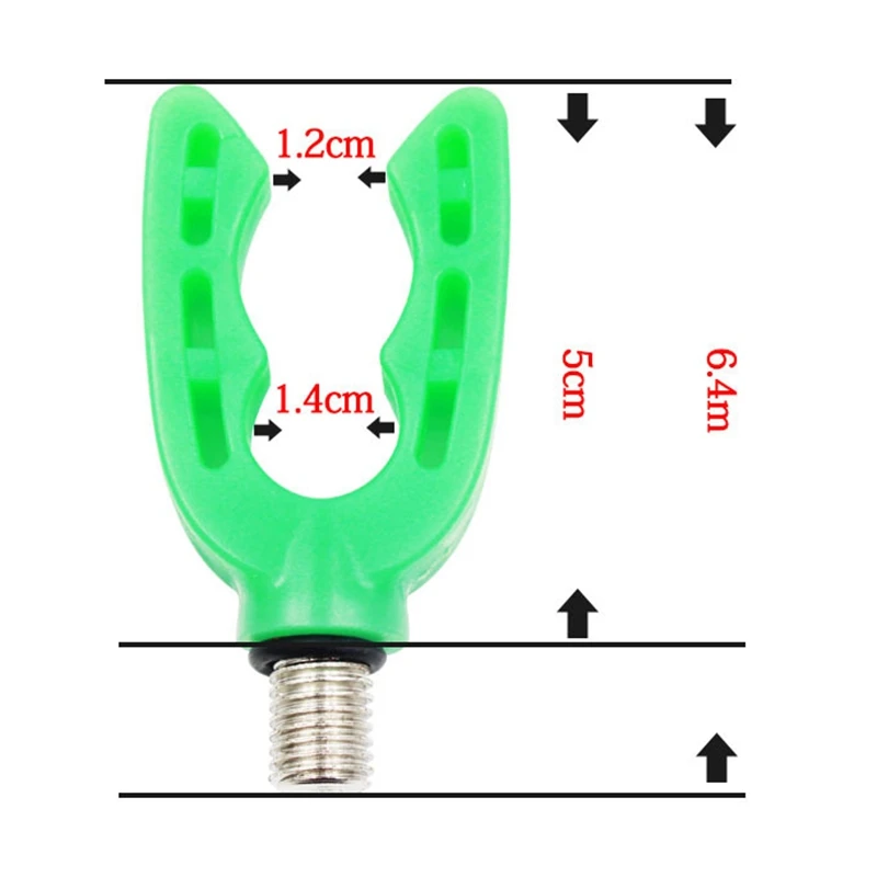 Силиконовая подставка для удочки U-образная ночной рыбалки легкая прочная