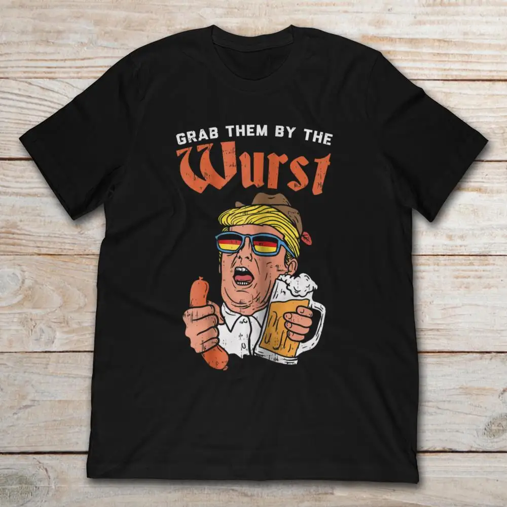 Grab Them By The Wurst футболка Дональда Трампа | Мужская одежда