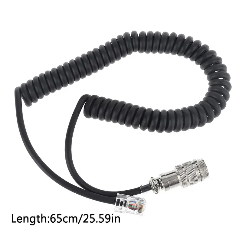 

8 Pin to RJ-45 Modular Plug Mic Cable Adapter for Yaesu Microphone MD-200 MD-100 M-1 M-100 FT-450 FT-900 FT-991