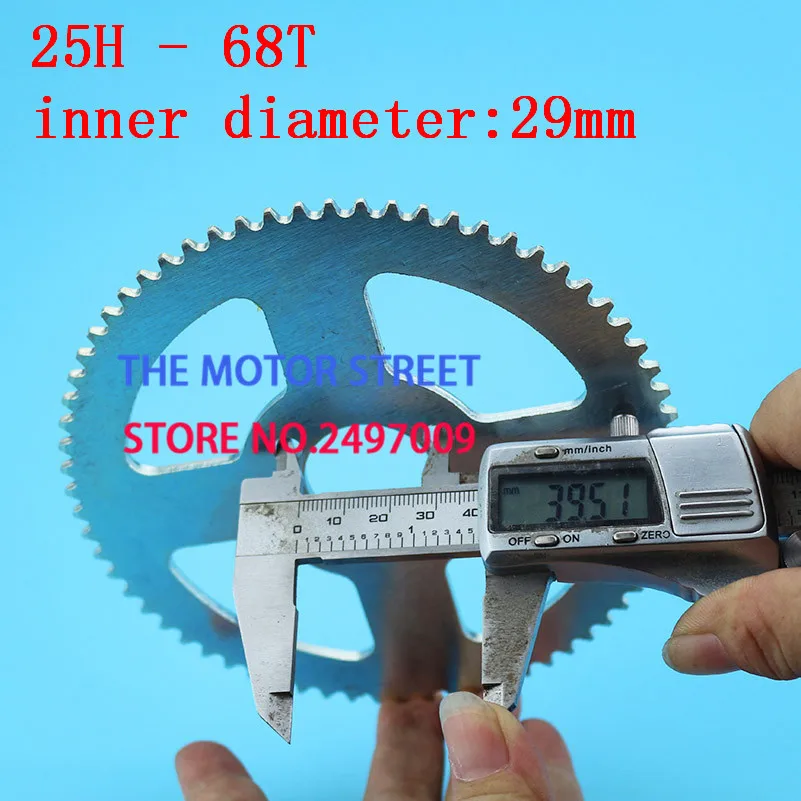 Задняя звездочка 25H 68T 29 мм подходит для 47cc 49cc 2-тактный вездеход квадроцикл
