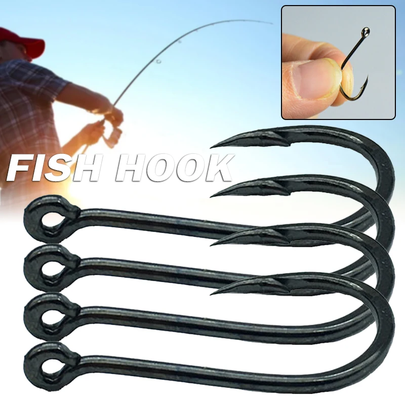 

Рыболовные крючки с зубчатым хвостовиком, прочные мощные крючки для держателя приманки премиум-класса для пресная вода морская вода B2Cshop
